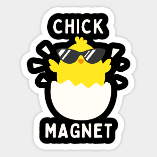 Chick Magnet Sticker